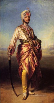  royalty Oil Painting - The Maharajah Duleep Singh royalty portrait Franz Xaver Winterhalter